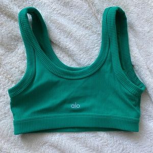 Alo Yoga Teal Green Workout Set